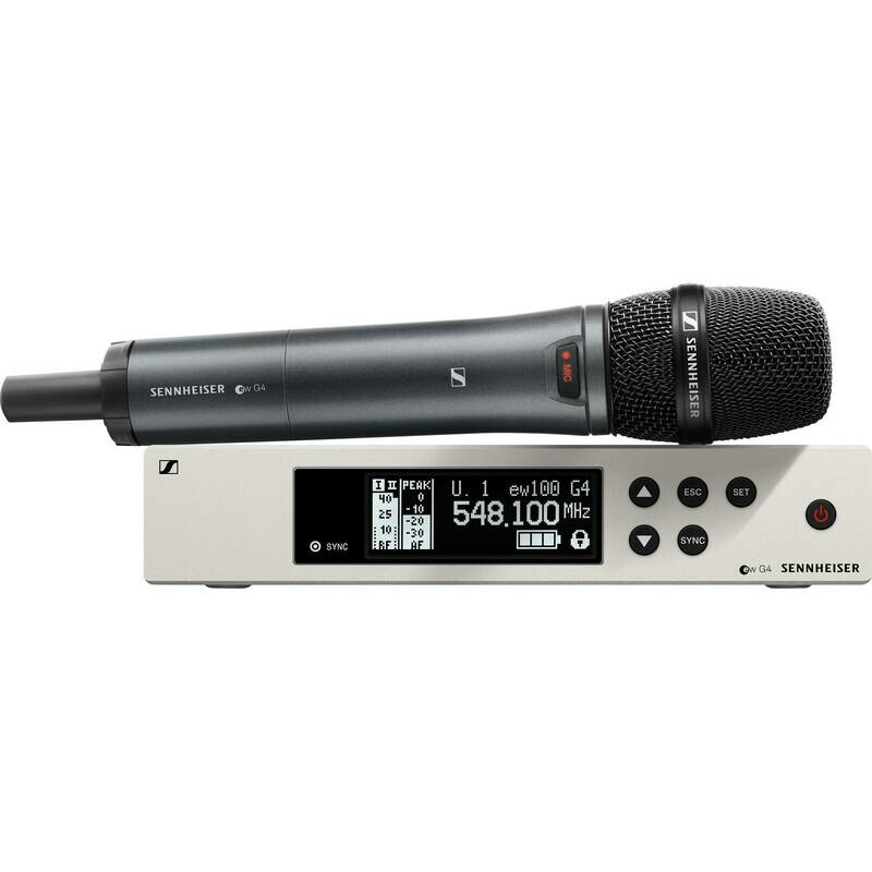 [509724] Sennheiser EW 100 G4-835-S Wireless Handheld Microphone System with MMD 835 Capsule (A1: 470 to 516 MHz)
#SEEW100G48A1 MFR #EW 100 G4-835-S-A1