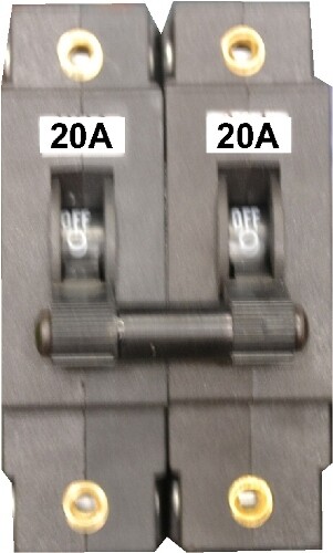 [2 Pole 20A 52 series Breaker] 2 Pole 20A 52 series Breaker