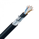 RJC6A-4P-SFM BLACK CAT6A FLEX STP (SF/UTP) CABLE (PER FOOT)