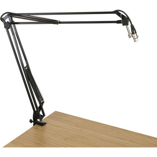 [Gator GFWMICBCBM1000] Gator Cases Frameworks Desk-Mounted Broadcast/Podcast Boom Arm Mic Stand #GAWMICBCBM1K MFR #GFWMICBCBM1000